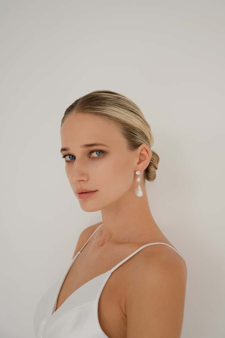 Juniper Pearl Drop Earring by Jenny Yoo