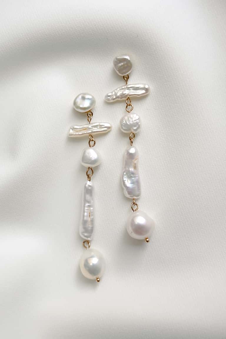 Esme Pearl Statement Earring by Jenny Yoo