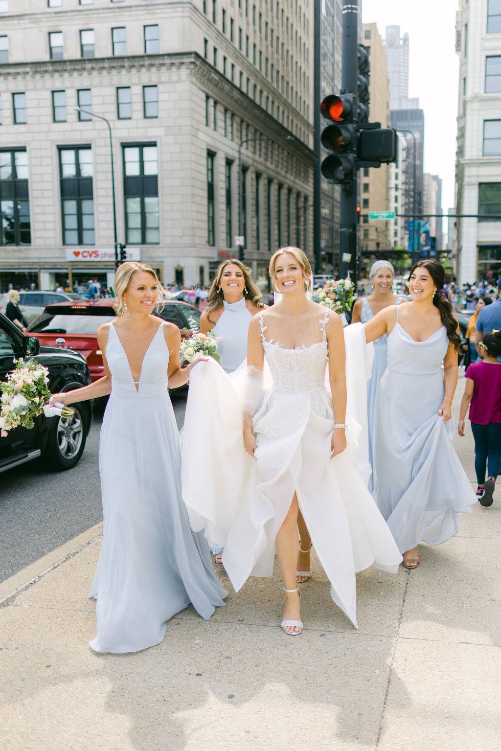 Bella Bridesmaids Jenny Yoo Whisper Blue Dress Jenny Yoo Aria