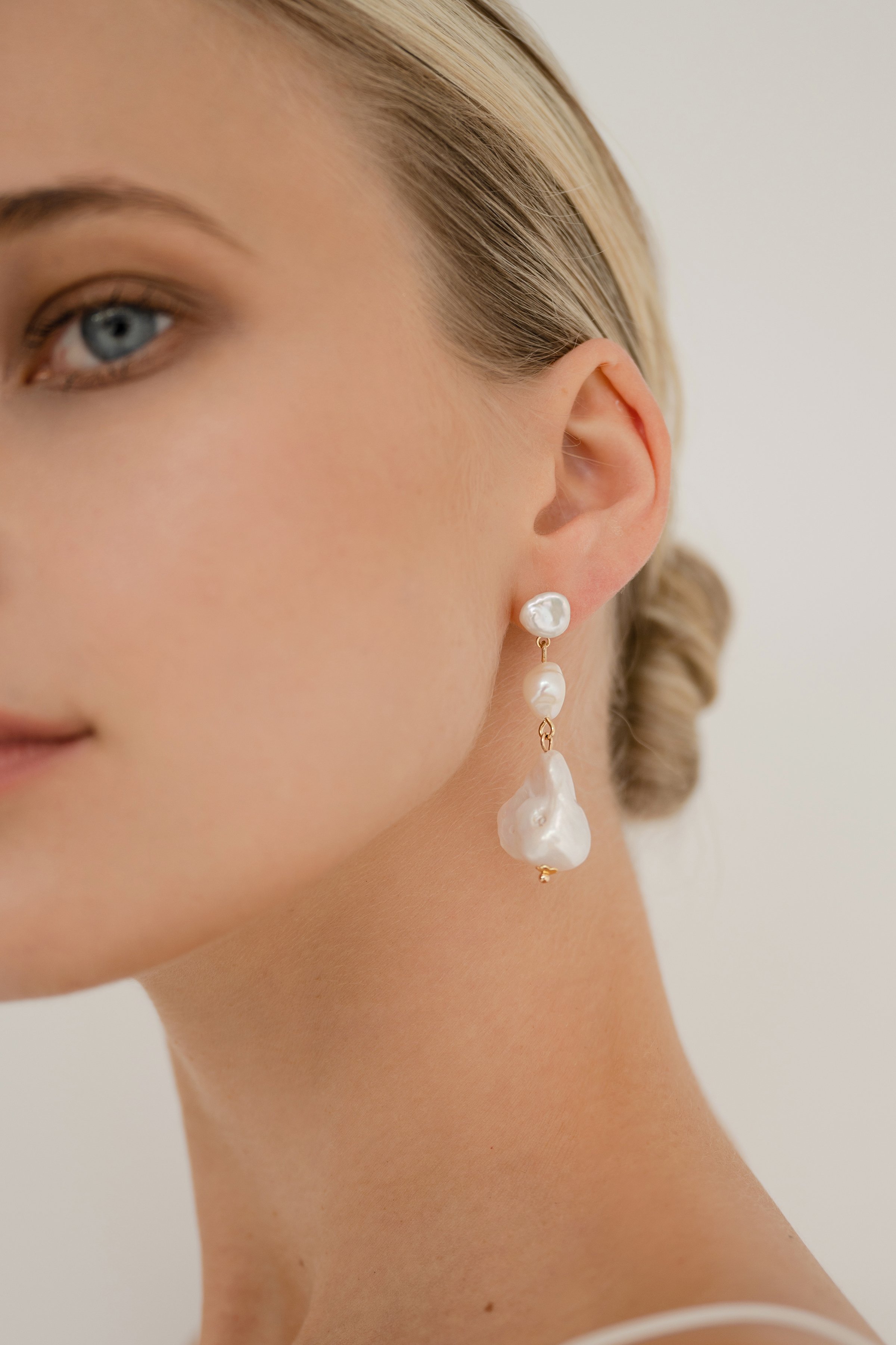 Juniper Pearl Drop Earring by Jenny Yoo