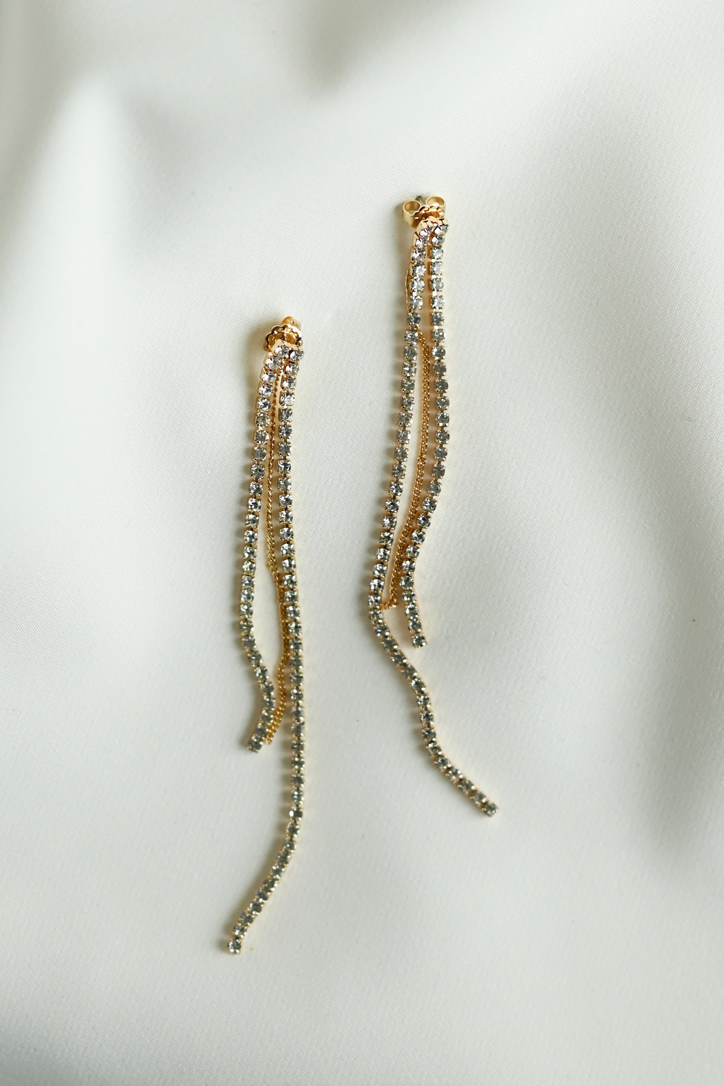 Hunter Rhinestone Drop Earring by Jenny Yoo