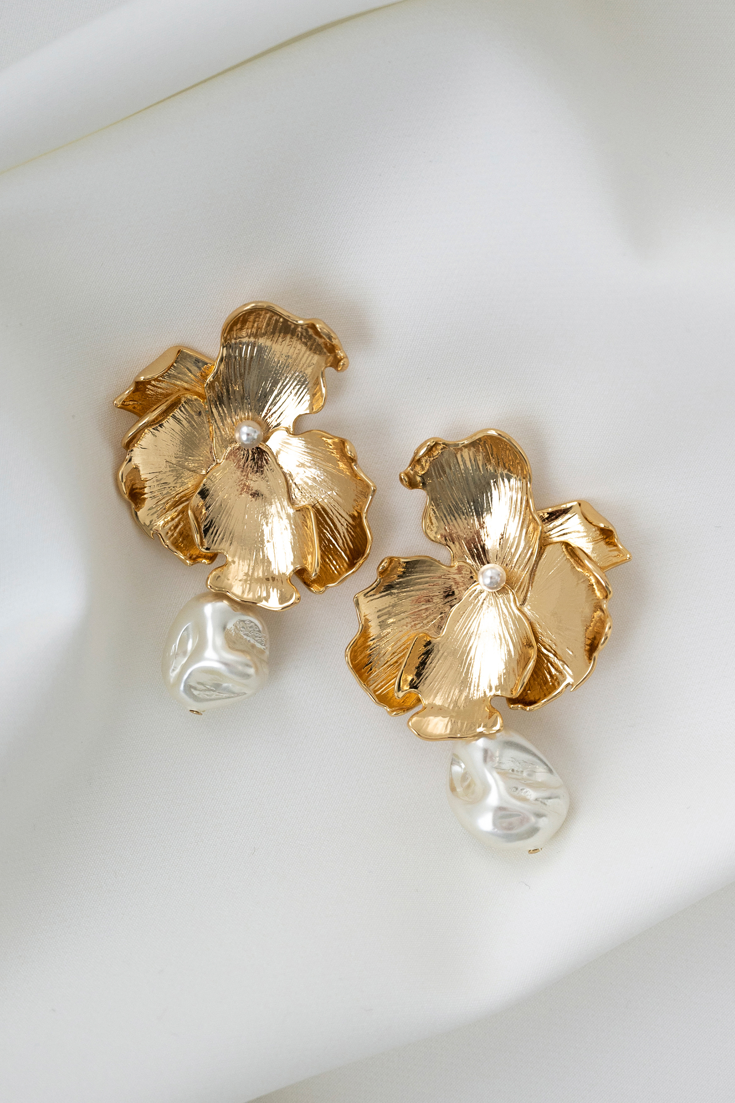 Selah Floral Statement Earring by Jenny Yoo