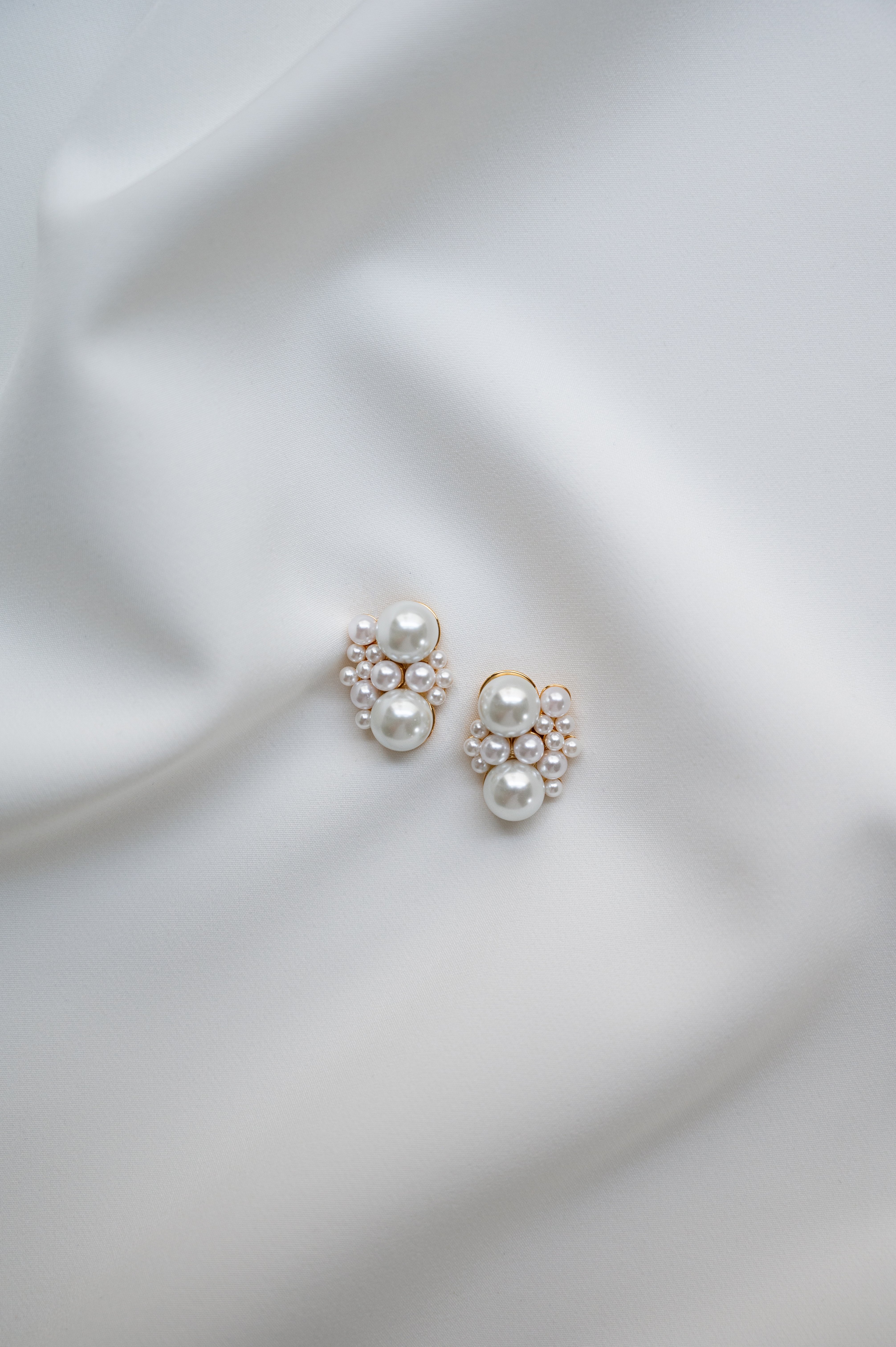 Natalya Pearl Cluster Earring by Jenny Yoo