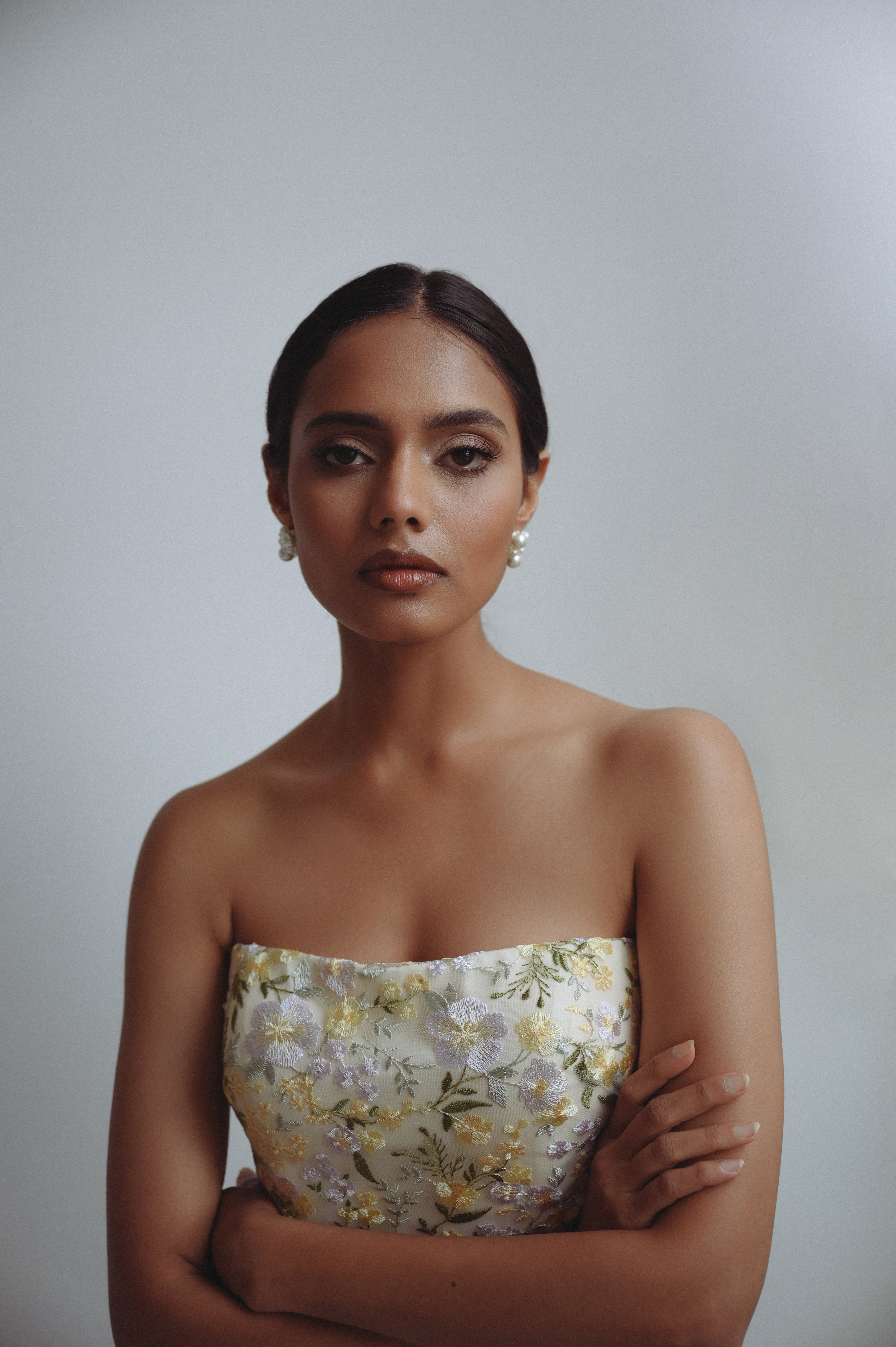 Natalya Pearl Cluster Earring by Jenny Yoo