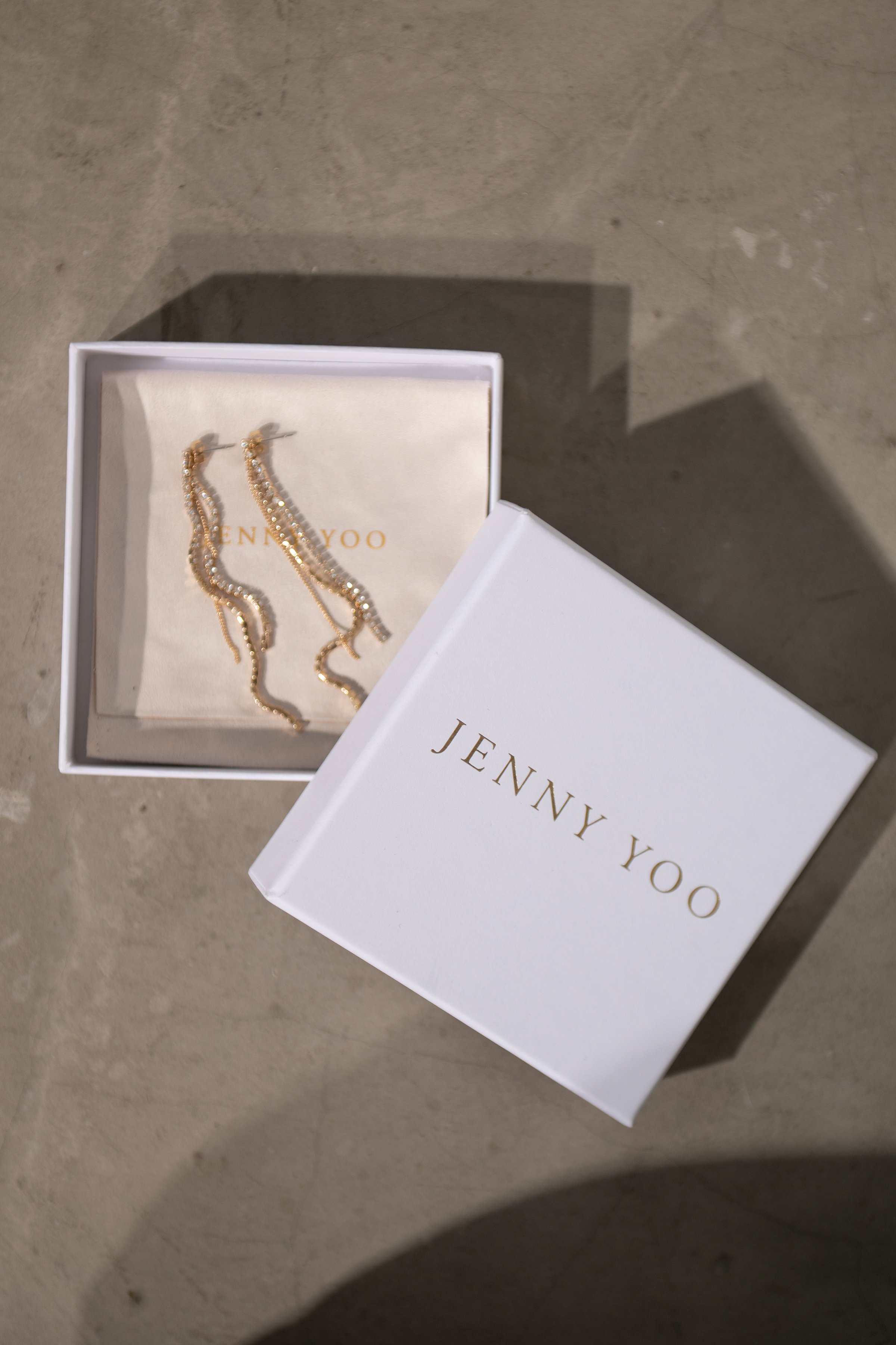 Hunter Rhinestone Drop Earring by Jenny Yoo