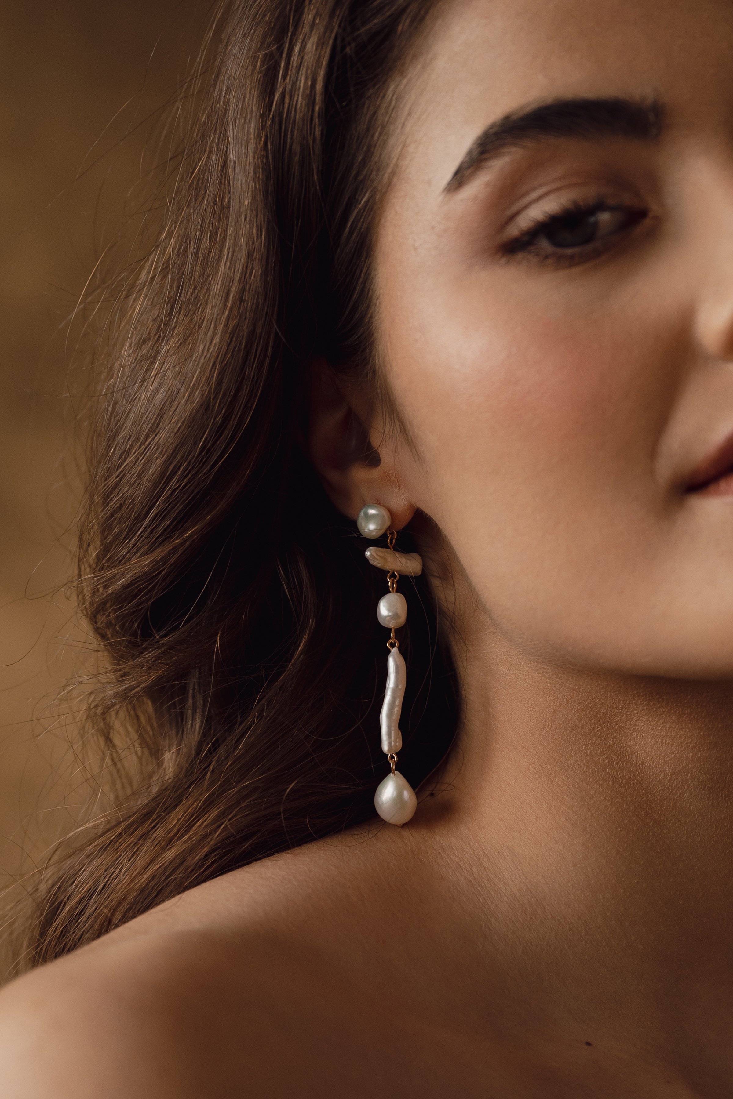 Esme Pearl Statement Earring by Jenny Yoo