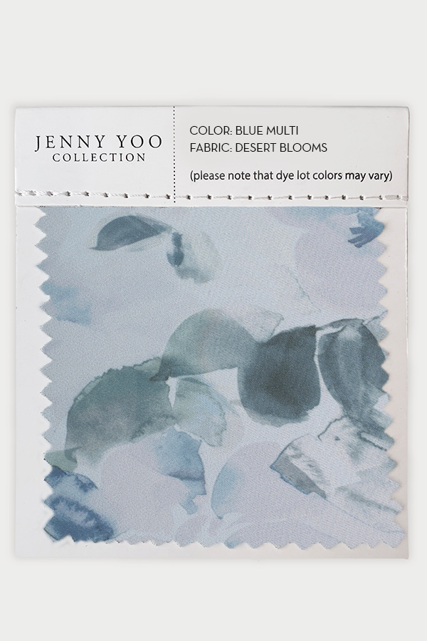 Printed Chiffon Swatch Card by Jenny Yoo