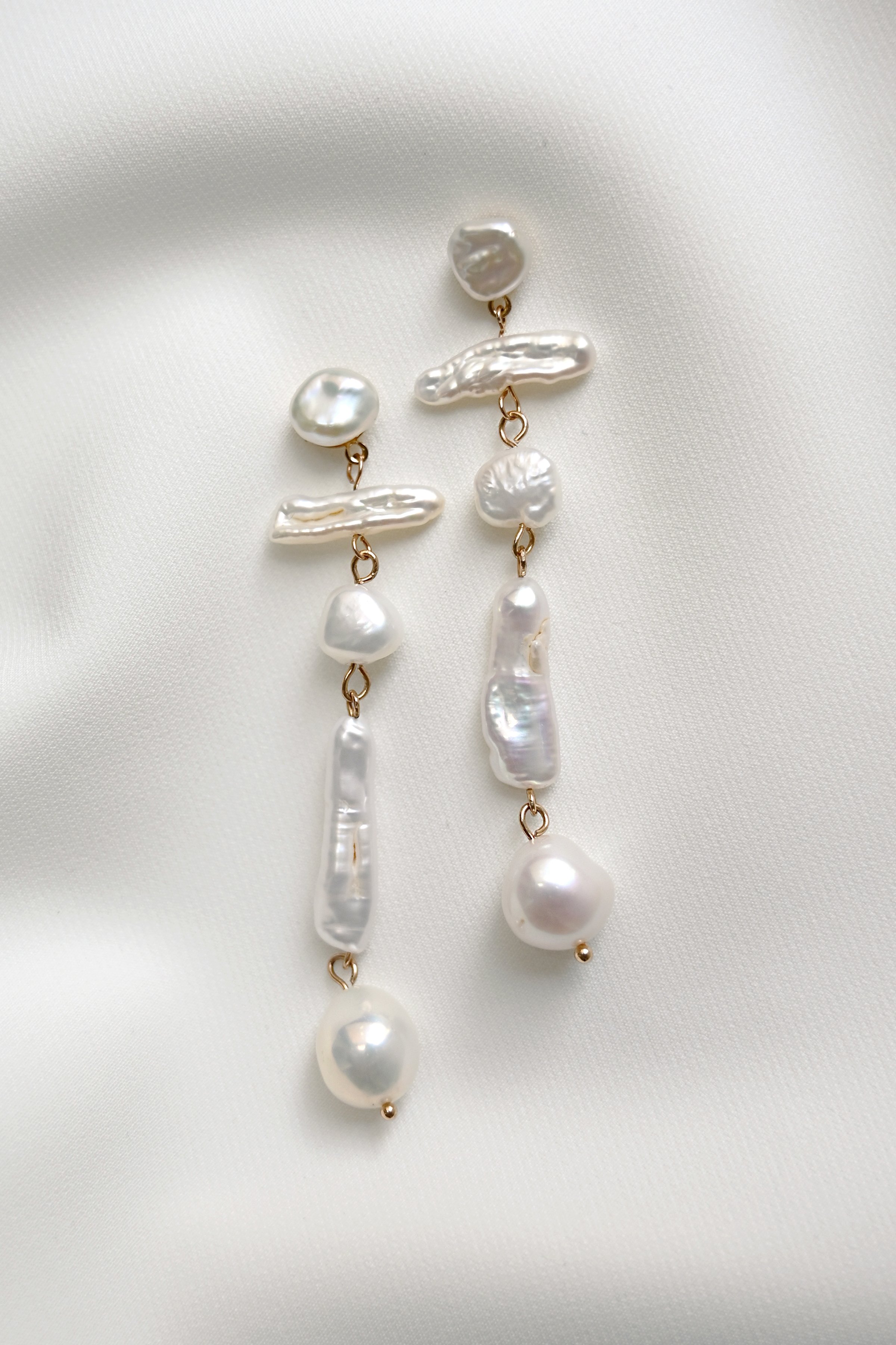 Esme Pearl Statement Earring by Jenny Yoo