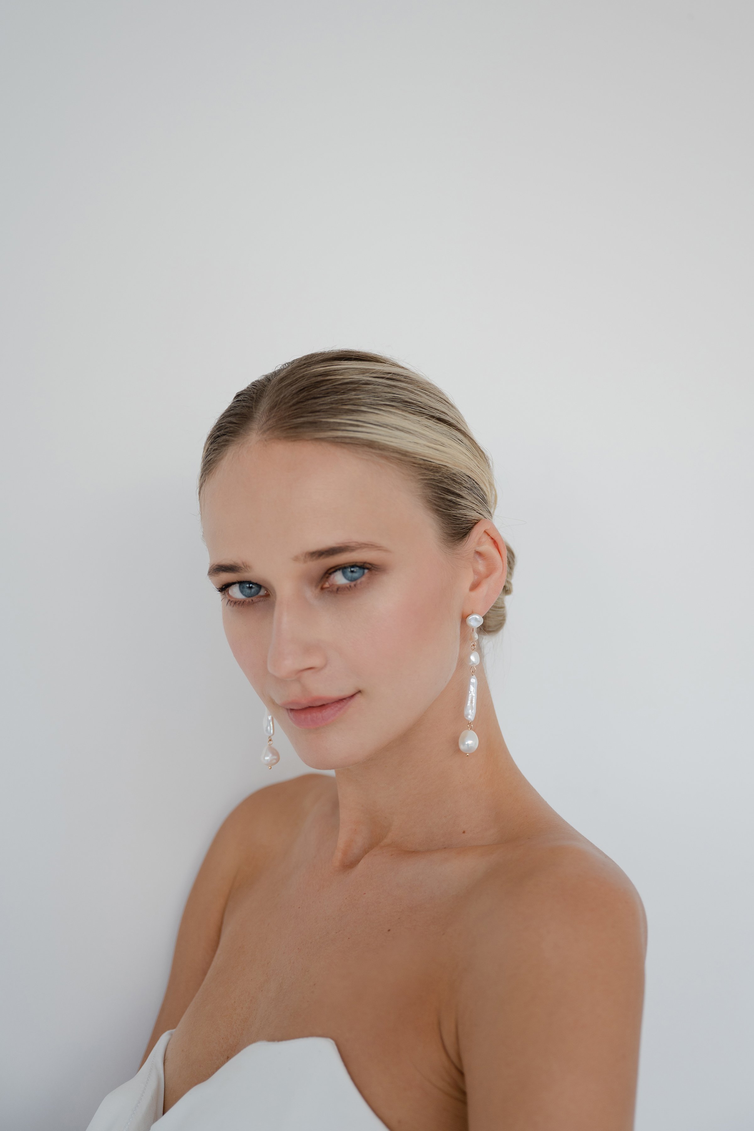 Esme Pearl Statement Earring by Jenny Yoo